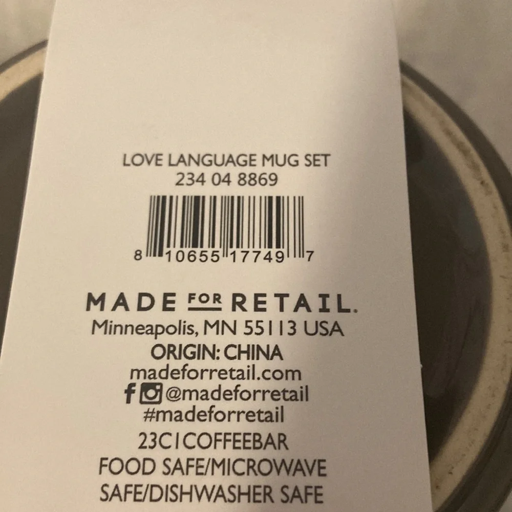 Target BP 2023 Coffee Is My Love Language Stacking Mugs